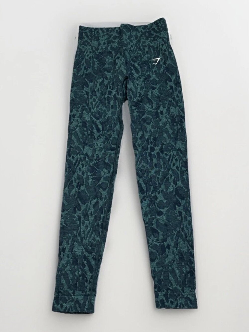 Gymshark Adapt Animal Seamless Leggings Butterfly Teal Size S/M Workout